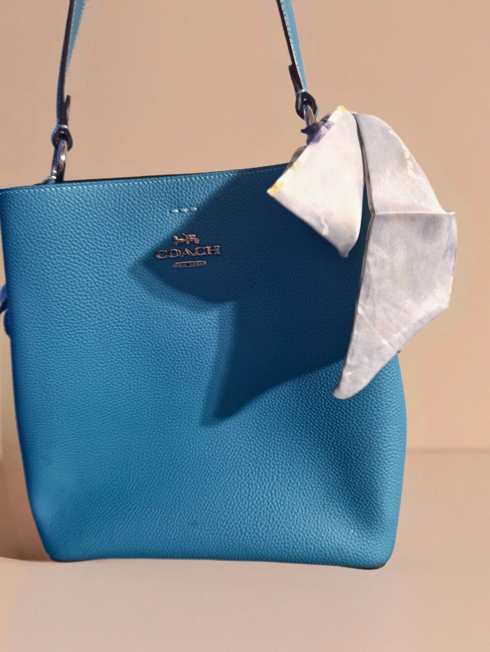 Coach TOWN bucket bag Turquoise.NWT
